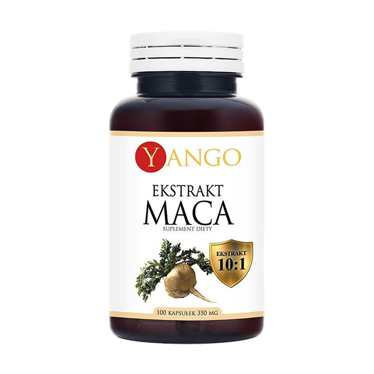 Корінь мака Yango Maca Root, 350 мг, 100 капсул